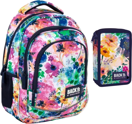 Set assorti 2en1 : sac à dos + trousse équipée