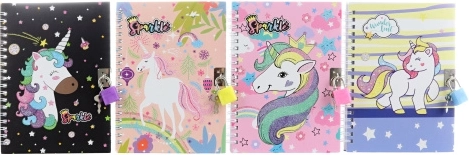 Carnet avec cadenas – licorne