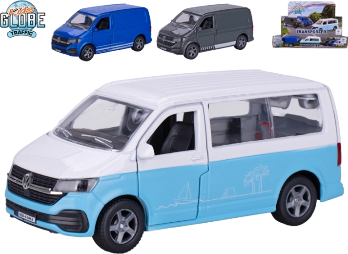 Kids Globe Traffic VW Transporter modèle en métal 13,5 cm avec rétrofriction