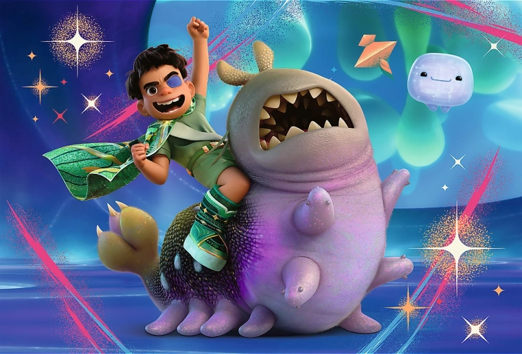 Puzzle Elio et l’aventure spatiale 100 pièces