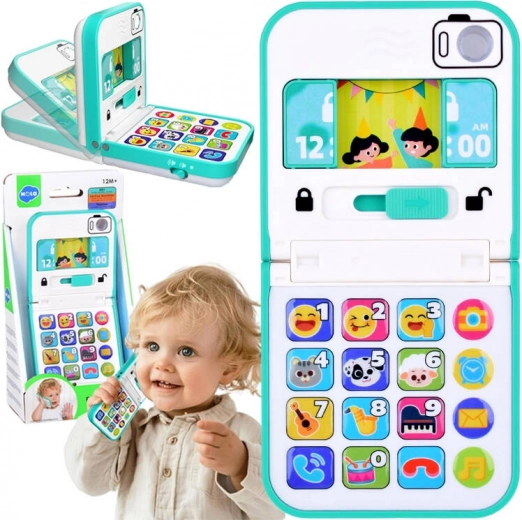 Téléphone pliable musical interactif pour enfants