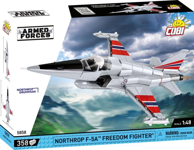 COBI Armed Forces Northrop F-5A Freedom Fighter 1:48 kit de construction d’avion (358 pièces)