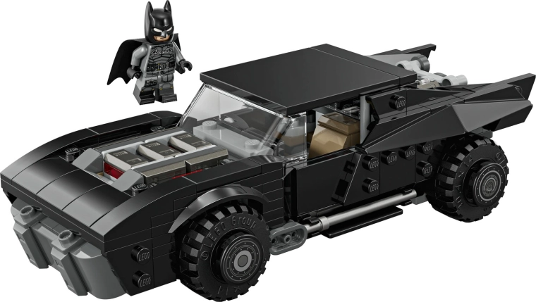 Batmobile emblématique du film The Batman
