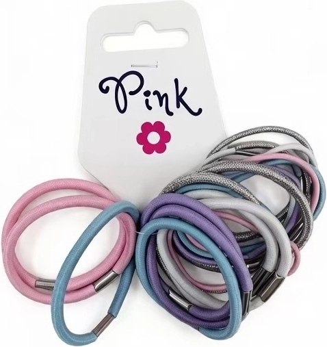 PINK lot d’élastiques pour cheveux 20 pcs