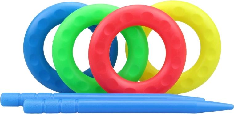 Anneaux colorés pour des compétitions amusantes