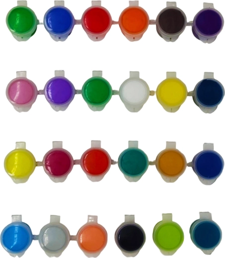 Peintures acryliques Starter – set de 24 couleurs