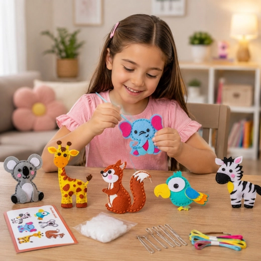 Créations finies : porte-clés et mini jouets