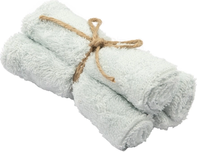 Gants de toilette Timboo Riviera Blue (3 pièces)