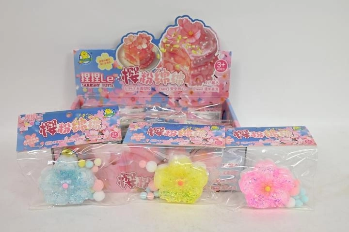Jouet antistress à presser en forme de fleur - 1 pièce