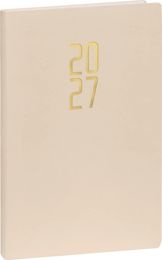 Agenda hebdomadaire Notique Ponza 2027 beige 15 × 21 cm