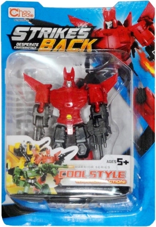 Robot transformable en plastique pour enfants