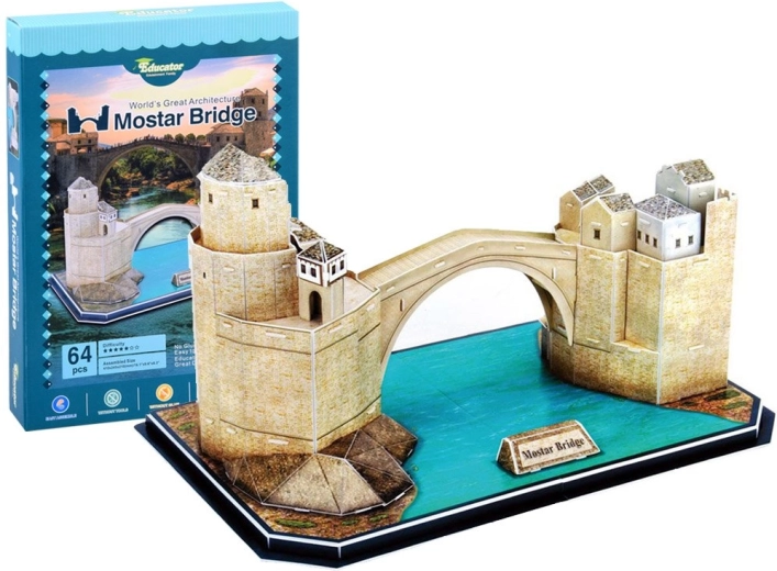 Puzzle 3D Stari most à Mostar