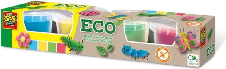 SES Ma première pâte à modeler éco – 4 couleurs
