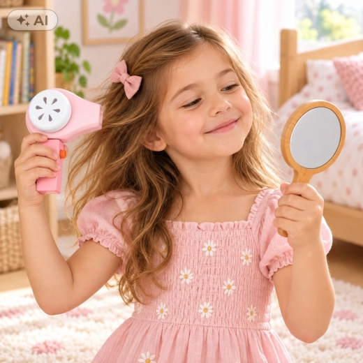 Jeu créatif sur le thème du salon de beauté