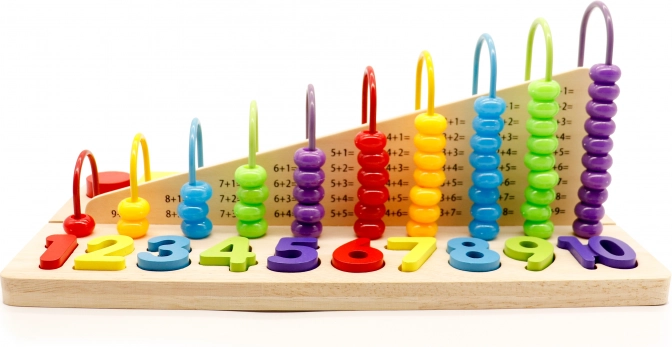 Jouet éducatif en bois avec boulier ECOTOYS