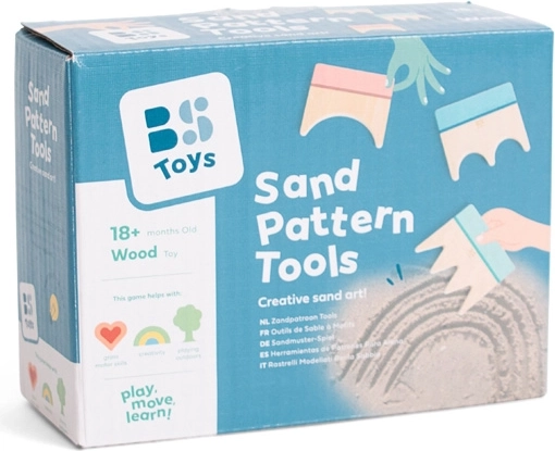 Outils en bois pour le sable pour créer des motifs - 3 pièces