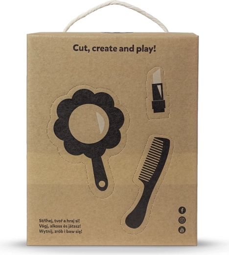 Emballage éco avec accessoires prédécoupés