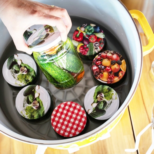 Fermeture hermétique pour la mise en conserve à la maison