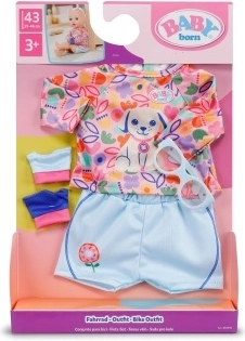 Baby Born ensemble cycliste bleu pour poupées 43 cm