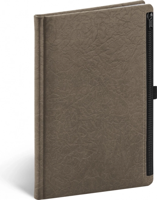 Carnet Hardy marron, ligné, 13 × 21 cm