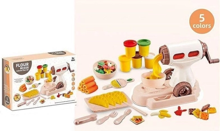Extrudeuse de pâte à modeler avec accessoires