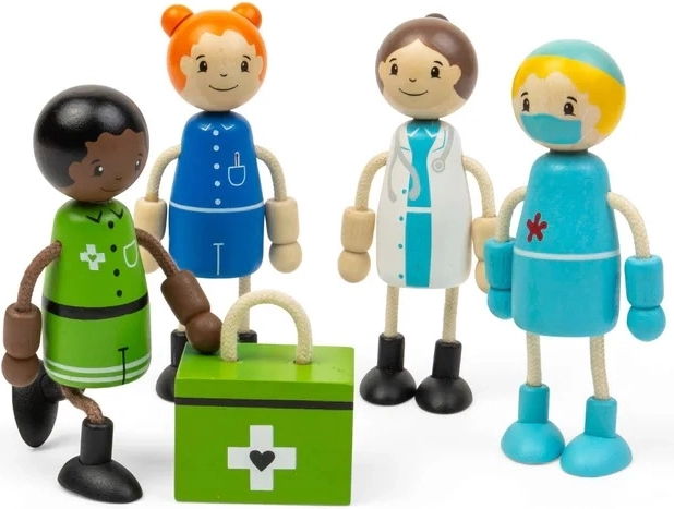 4 professionnels de santé pour un jeu de rôle réaliste