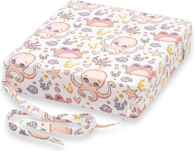 Rehausseur d’enfant pour chaise New Baby Basic Poulpe rose
