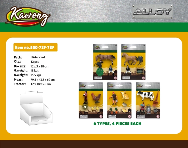 Animal avec figurine – set de jeu
