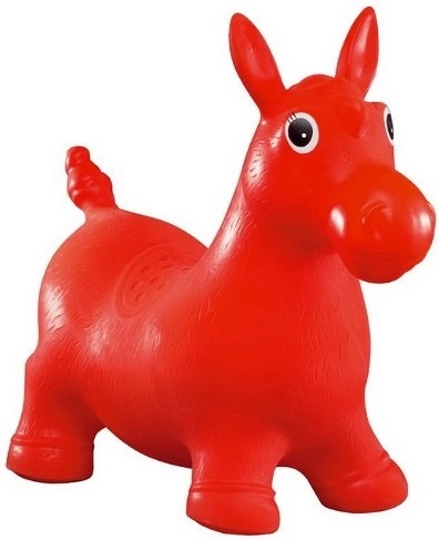 Cheval sauteur poney rouge