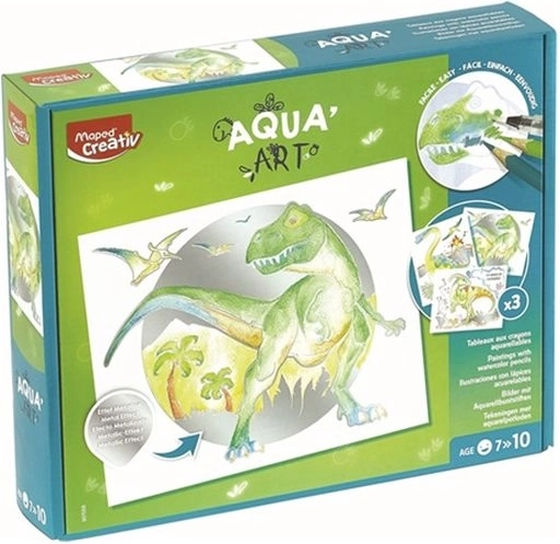 Maped Creativ AquaArt images aquarelle dinosaures