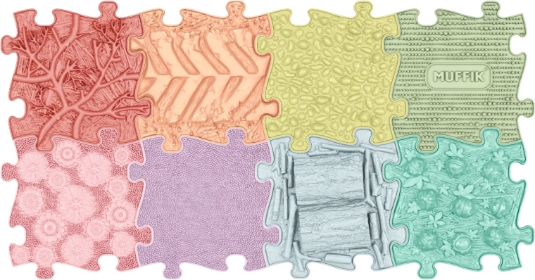 Textures souples et dures pour une stimulation efficace