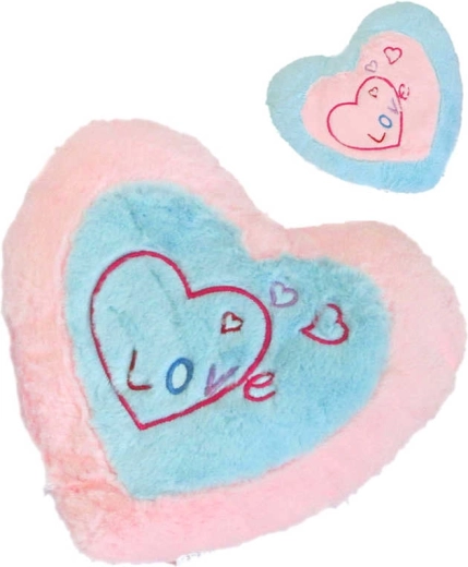 Cœur en peluche Love 25 cm - 1 pièce