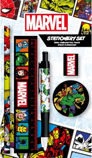 Ensemble scolaire Marvel avec motif