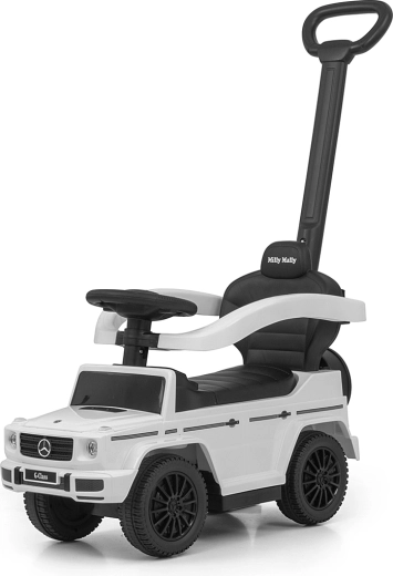 Porteur Milly Mally avec barre de guidage Mercedes G350d blanc