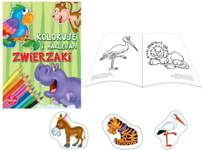 Je colorie et je colle – Animaux 1