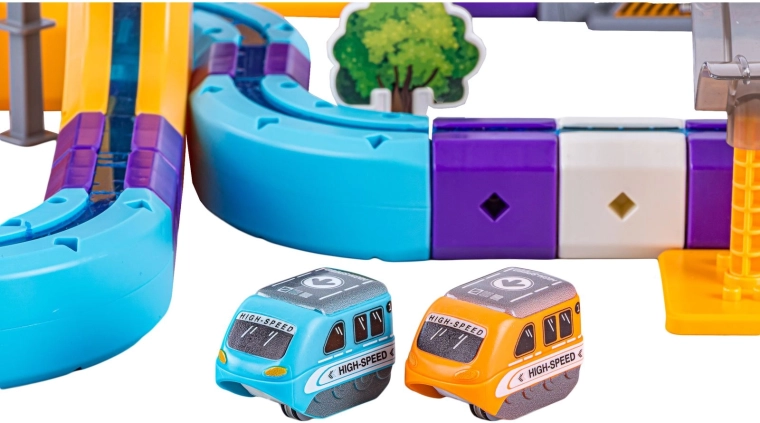 Accessoires riches et 2 trains rechargeables