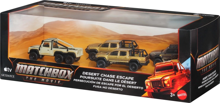 4 voitures de film à l’échelle 1:64