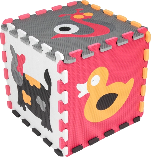 Tapis, parc et puzzle 3D en un seul produit