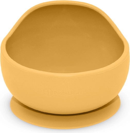 Petite&Mars bol en silicone avec ventouse Take&Match intense ochre
