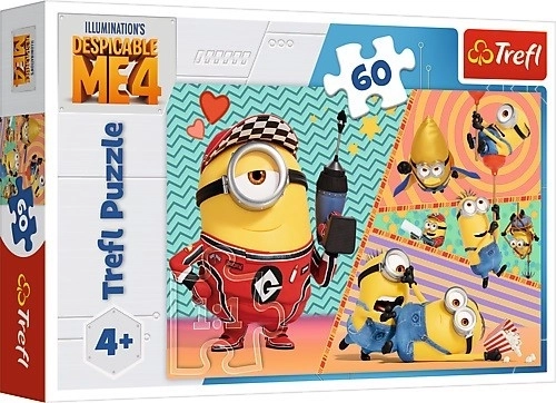 puzzle 60 pièces minions trefl