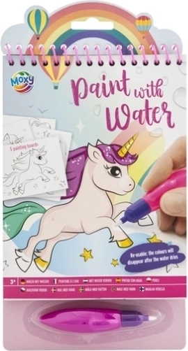 Painting with Water licorne – coloriage à l’eau avec pinceau