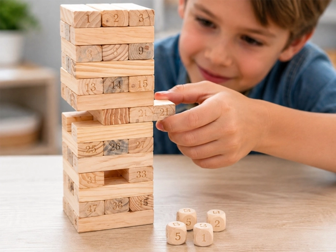 Bois naturel et défi d’adresse pour toute la famille