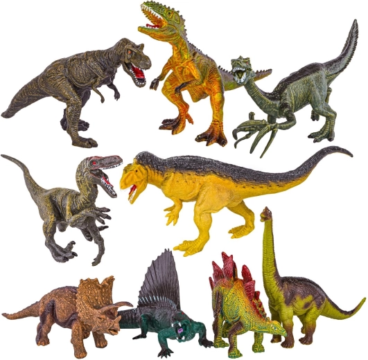 9 figurines de dinosaures réalistes pour un jeu créatif