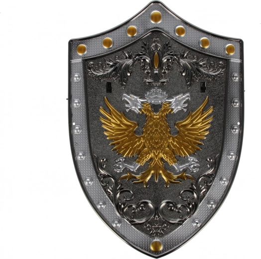 Bouclier décoratif avec blason pour une défense héroïque