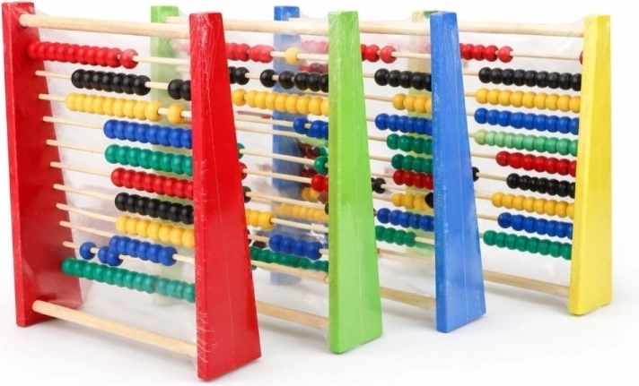 Abacus en bois pour enfants 20 × 16 cm