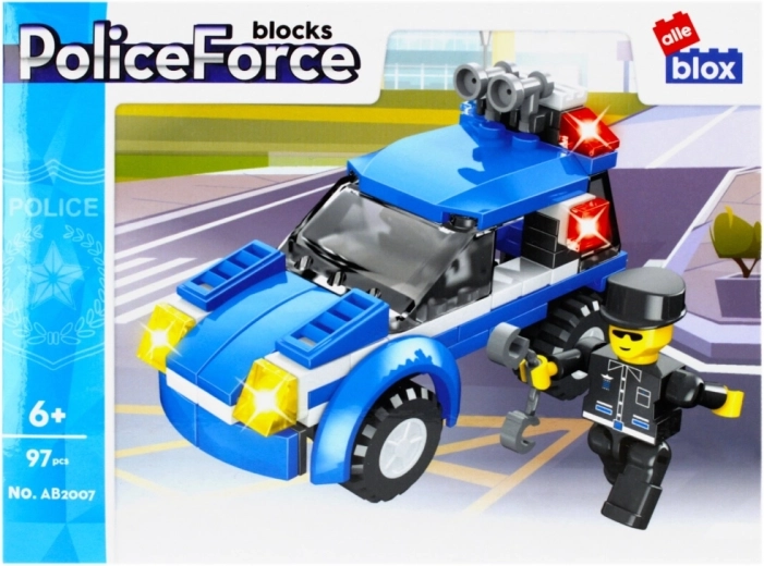 Voiture de police d’action