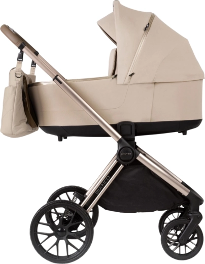 Poussette combinée Adamex Bianco 2 en 1 champagne latte – 9 Champagne Beige