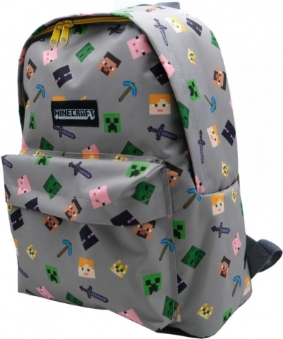 Sac à dos MINECRAFT coloris gris