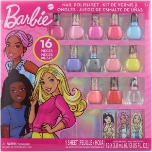 Kit de vernis à ongles pelable Barbie - 1 pièce