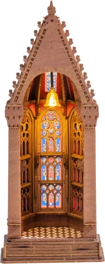 RoboTime Rolife cathédrale géométrique – puzzle 3D en bois avec LED